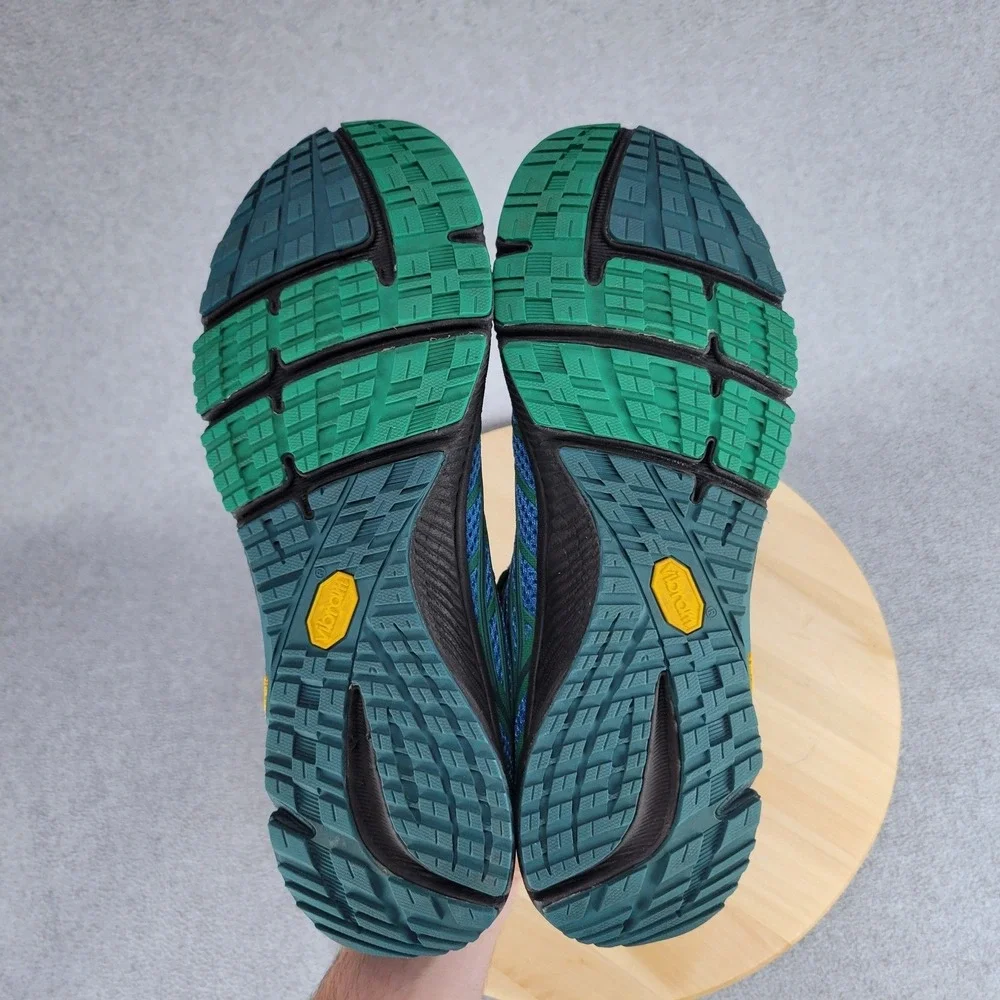 Merrell Bare Access 4 Trail Running Shoes Mens 10 Blue Vibram Zero Drop J37749 - Picture 7 of 10